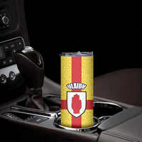 Personalized Ireland Ulster Skinny Tumbler Ulaidh Flag With Celtic Patern