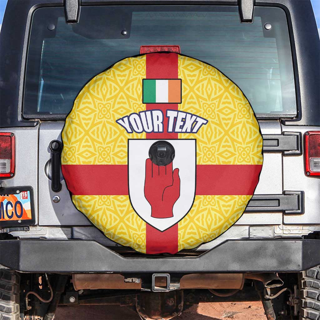Personalized Ireland Ulster Spare Tire Cover Ulaidh Flag With Celtic Patern