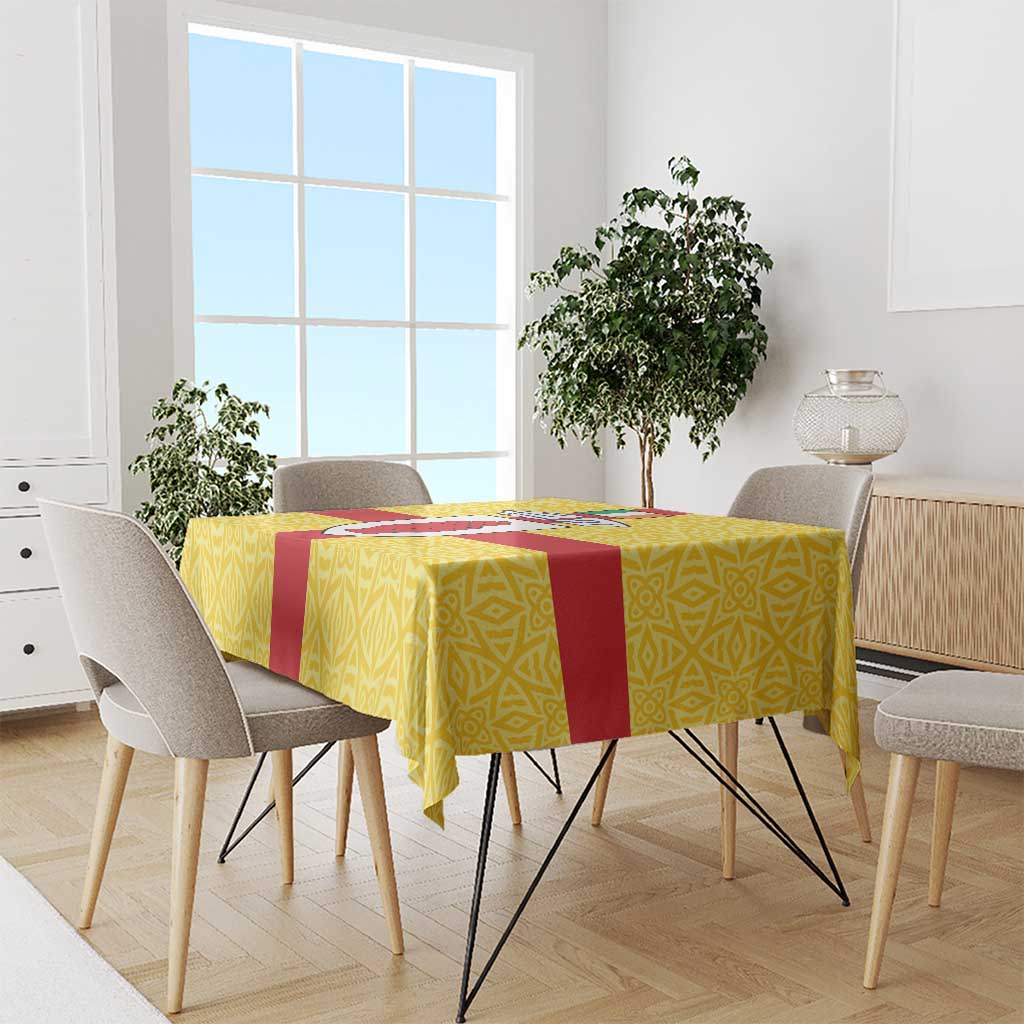 Personalized Ireland Ulster Tablecloth Ulaidh Flag With Celtic Patern