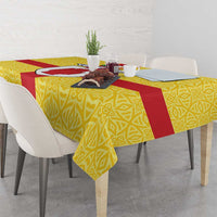 Personalized Ireland Ulster Tablecloth Ulaidh Flag With Celtic Patern