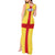 Personalized Ireland Ulster Tank Maxi Dress Ulaidh Flag With Celtic Patern