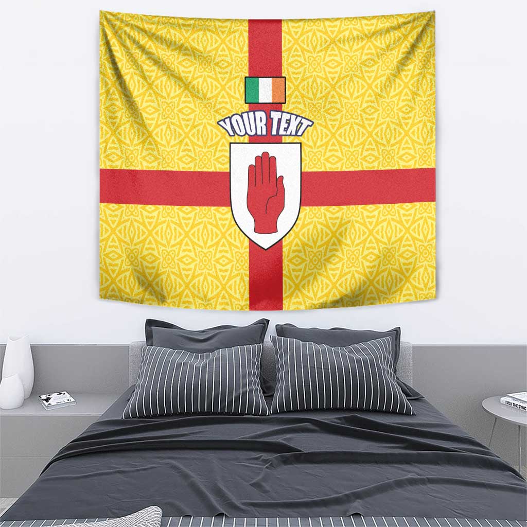 Personalized Ireland Ulster Tapestry Ulaidh Flag With Celtic Patern