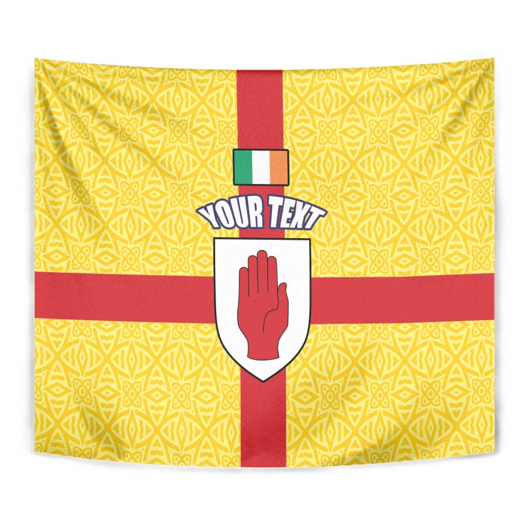Personalized Ireland Ulster Tapestry Ulaidh Flag With Celtic Patern