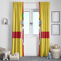 Personalized Ireland Ulster Window Curtain Ulaidh Flag With Celtic Patern