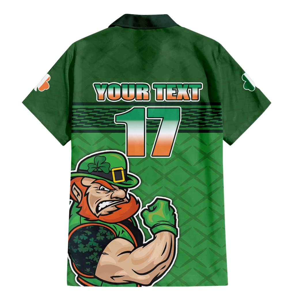 Custom Ireland Rugby with Celtic Pattern Family Matching Mermaid Dress and Hawaiian Shirt Shamrock Go Champions