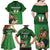 Custom Ireland Rugby with Celtic Pattern Family Matching Off Shoulder Maxi Dress and Hawaiian Shirt Shamrock Go Champions