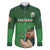 Custom Ireland Rugby with Celtic Pattern Family Matching Off Shoulder Maxi Dress and Hawaiian Shirt Shamrock Go Champions