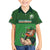 Custom Ireland Rugby with Celtic Pattern Family Matching Off Shoulder Maxi Dress and Hawaiian Shirt Shamrock Go Champions