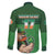 Custom Ireland Rugby with Celtic Pattern Family Matching Short Sleeve Bodycon Dress and Hawaiian Shirt Shamrock Go Champions
