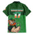 Custom Ireland Rugby with Celtic Pattern Family Matching Summer Maxi Dress and Hawaiian Shirt Shamrock Go Champions