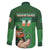 Custom Ireland Rugby with Celtic Pattern Family Matching Summer Maxi Dress and Hawaiian Shirt Shamrock Go Champions