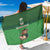 Custom Ireland Rugby with Celtic Pattern Sarong Shamrock Go Champions