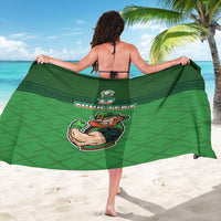 Custom Ireland Rugby with Celtic Pattern Sarong Shamrock Go Champions