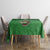 Custom Ireland Rugby with Celtic Pattern Tablecloth Shamrock Go Champions