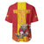 Custom Spain Field Hockey Baseball Jersey Sporty Style with Bull Mascot