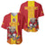 Custom Spain Field Hockey Baseball Jersey Sporty Style with Bull Mascot