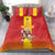 Custom Spain Field Hockey Bedding Set Sporty Style with Bull Mascot