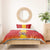 Custom Spain Field Hockey Bedding Set Sporty Style with Bull Mascot