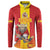 Custom Spain Field Hockey Button Sweatshirt Sporty Style with Bull Mascot