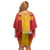 Custom Spain Field Hockey Family Matching Off Shoulder Short Dress and Hawaiian Shirt Sporty Style with Bull Mascot