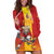 Custom Spain Field Hockey Hoodie Dress Sporty Style with Bull Mascot