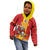 Custom Spain Field Hockey Kid Hoodie Sporty Style with Bull Mascot