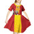 Custom Spain Field Hockey Kid Short Sleeve Dress Sporty Style with Bull Mascot