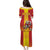Custom Spain Field Hockey Puletasi Sporty Style with Bull Mascot