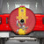 Custom Spain Field Hockey Spare Tire Cover Sporty Style with Bull Mascot