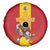 Custom Spain Field Hockey Spare Tire Cover Sporty Style with Bull Mascot