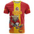 Custom Spain Field Hockey T Shirt Sporty Style with Bull Mascot