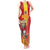 Custom Spain Field Hockey Tank Maxi Dress Sporty Style with Bull Mascot