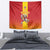 Custom Spain Field Hockey Tapestry Sporty Style with Bull Mascot