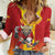 Custom Spain Field Hockey Women Casual Shirt Sporty Style with Bull Mascot