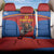 Custom Spain Football Go Champions Back Car Seat Cover Sporty Style with Bull Mascot