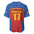 Custom Spain Football Go Champions Baseball Jersey Sporty Style with Bull Mascot