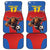 Custom Spain Football Go Champions Car Mats Sporty Style with Bull Mascot