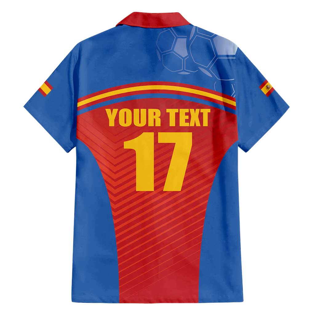 Custom Spain Football Go Champions Family Matching Tank Maxi Dress and Hawaiian Shirt Sporty Style with Bull Mascot