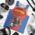 Custom Spain Football Go Champions Men Tank Top Sporty Style with Bull Mascot