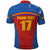 Custom Spain Football Go Champions Polo Shirt Sporty Style with Bull Mascot
