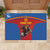 Custom Spain Football Go Champions Rubber Doormat Sporty Style with Bull Mascot