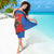 Custom Spain Football Go Champions Sarong Sporty Style with Bull Mascot