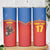 Custom Spain Football Go Champions Skinny Tumbler Sporty Style with Bull Mascot