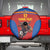 Custom Spain Football Go Champions Spare Tire Cover Sporty Style with Bull Mascot