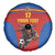 Custom Spain Football Go Champions Spare Tire Cover Sporty Style with Bull Mascot