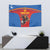 Custom Spain Football Go Champions Tapestry Sporty Style with Bull Mascot