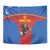 Custom Spain Football Go Champions Tapestry Sporty Style with Bull Mascot