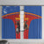 Custom Spain Football Go Champions Window Curtain Sporty Style with Bull Mascot