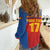 Custom Spain Football Go Champions Women Casual Shirt Sporty Style with Bull Mascot