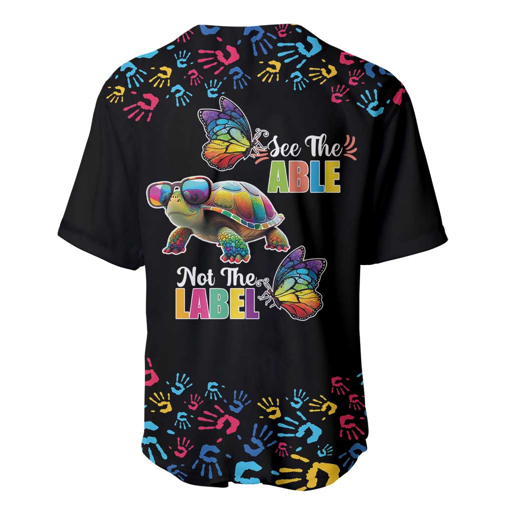 Autism Awareness Month Neurodiversity Baseball Jersey 2nd April See The Able Not The Label